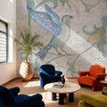 Mosaic Birds I Mural Wallpaper - room preview 06