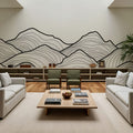 Line Mountain Mural Wallpaper - room preview 06