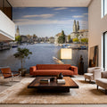 Zürich Skyline Mural Wallpaper - room preview 06