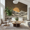 Mountainscape NA06 Mural Wallpaper - room preview 06