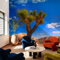 Joshua Tree Blue VII Mural Wallpaper - room preview 06