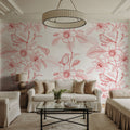 Blooming Magnolia Mural Wallpaper - room preview 06