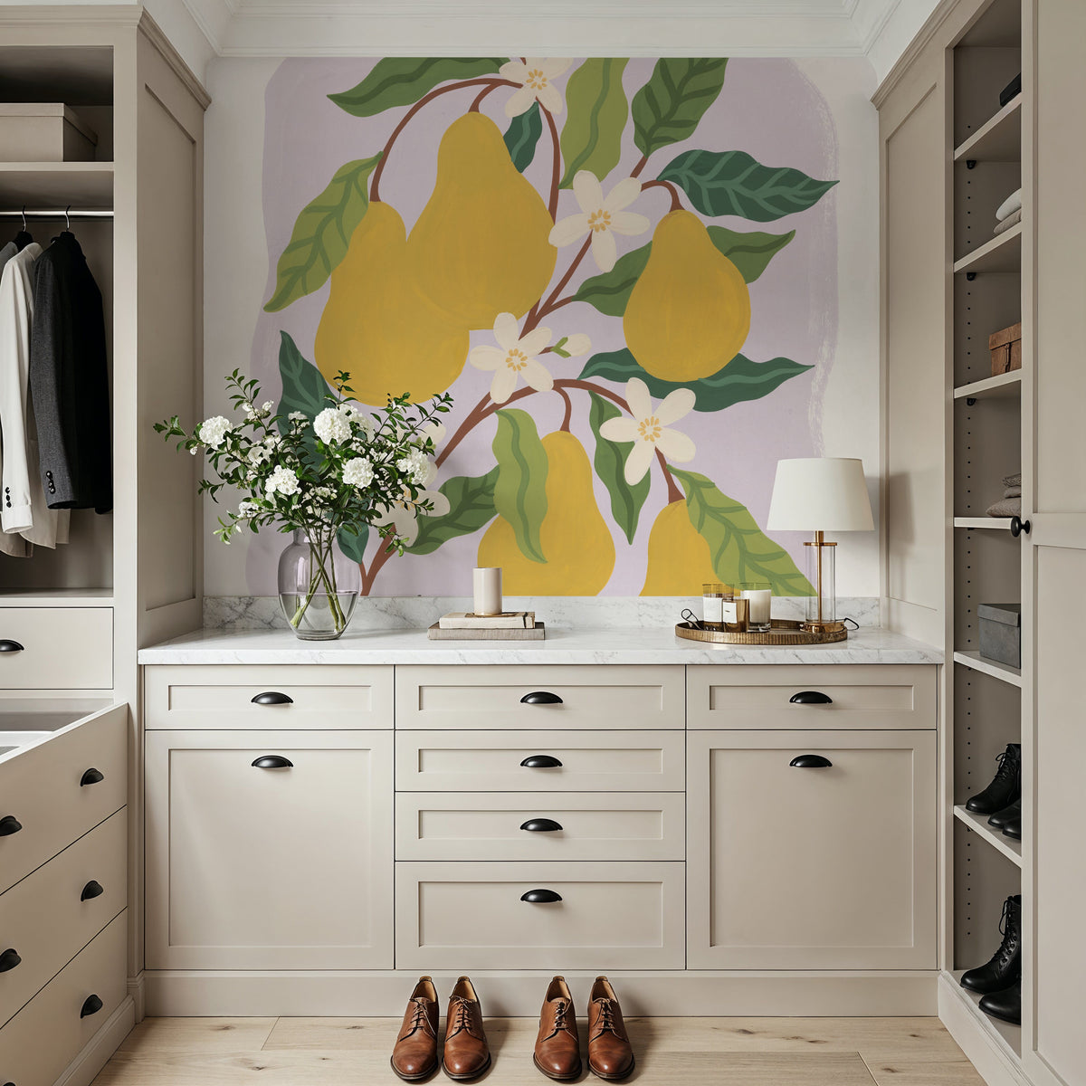 Marche Aux Fruits III Mural Wallpaper - room preview 06