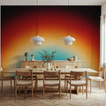 Retro Sunrise Mural Wallpaper - room preview 06