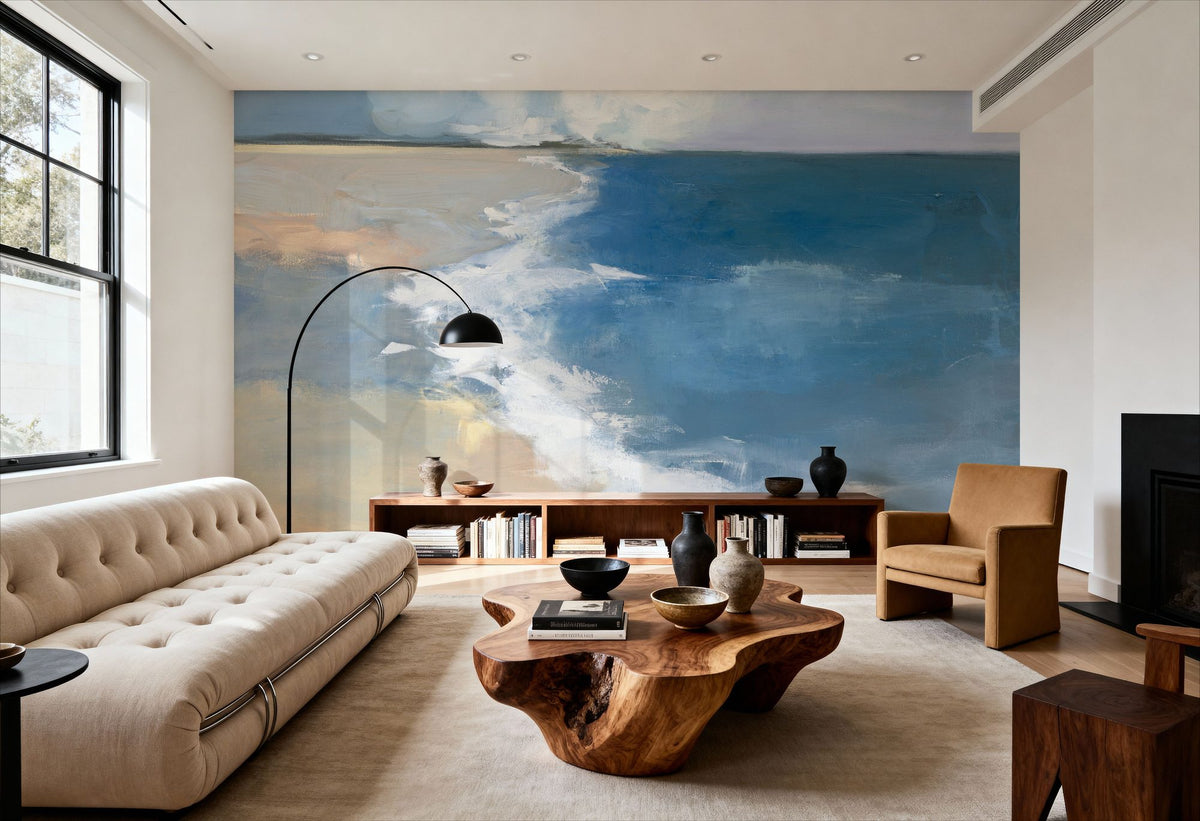 Open Shoreline Mural Wallpaper - room preview 06