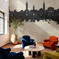 Varaždin Croatia Skyline Concrete Mural Wallpaper - room preview 06