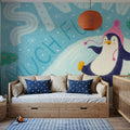 Snow Much Fun Mural Wallpaper - room preview 06