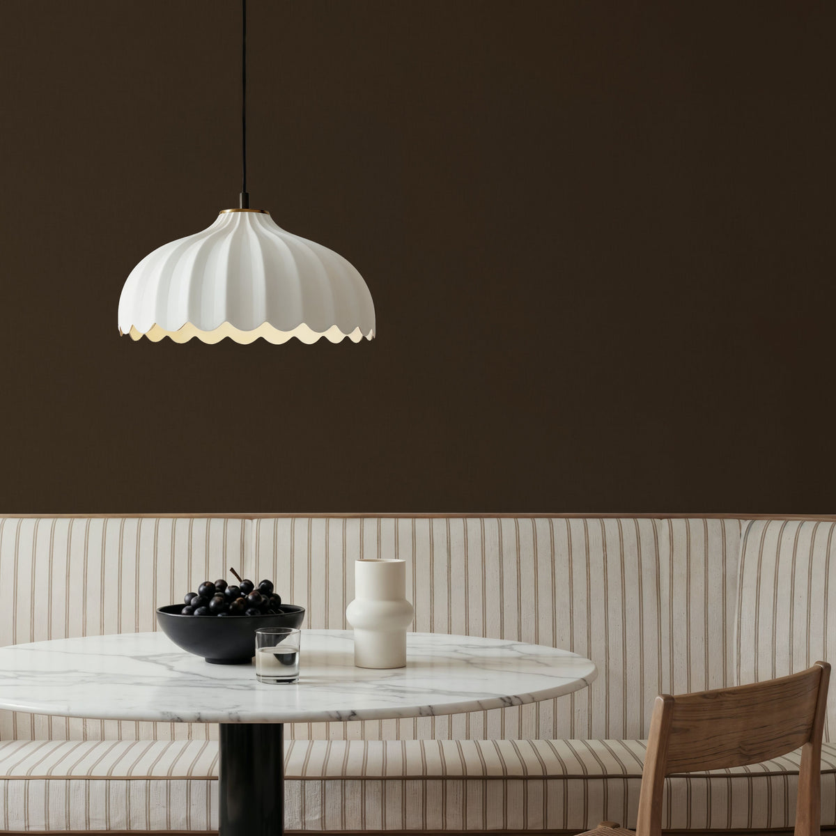 Linen Mist Murky Collection, Coffee Mural Wallpaper - room preview 06