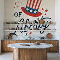 Stars and Stripes III Liberty Mural Wallpaper - room preview 06