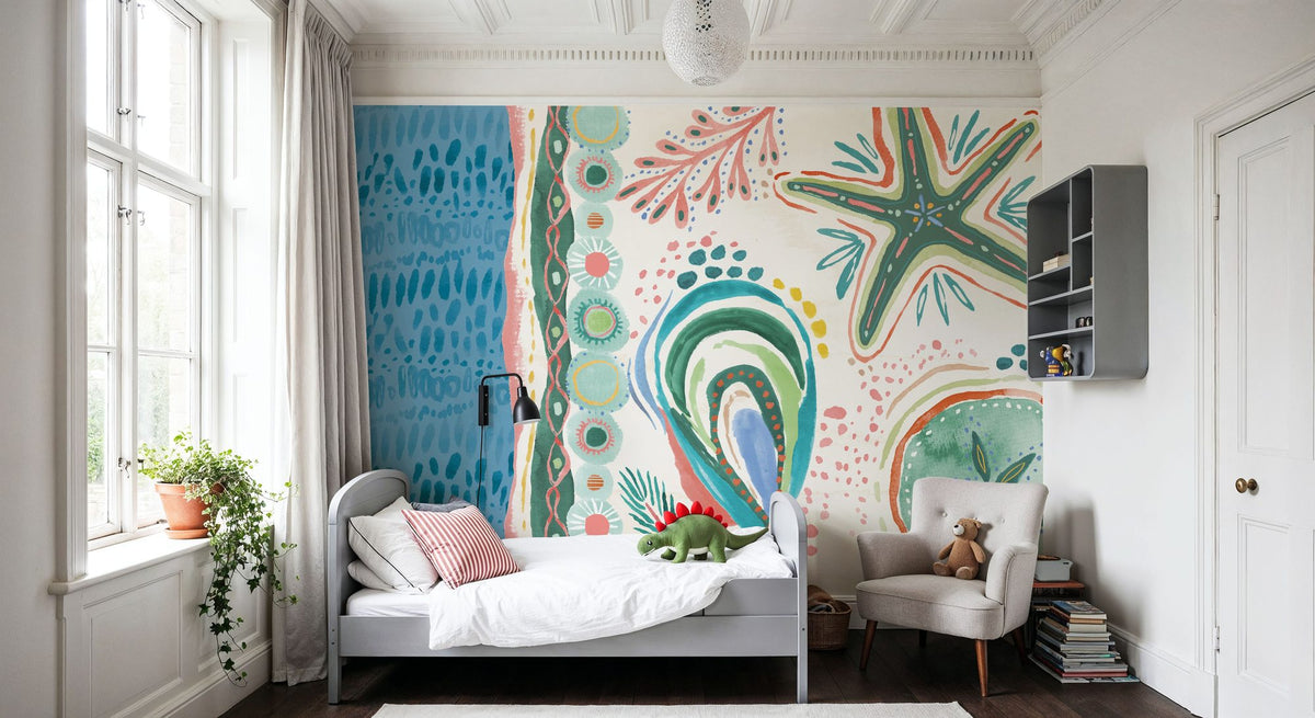 Coastline I Mural Wallpaper - room preview 06
