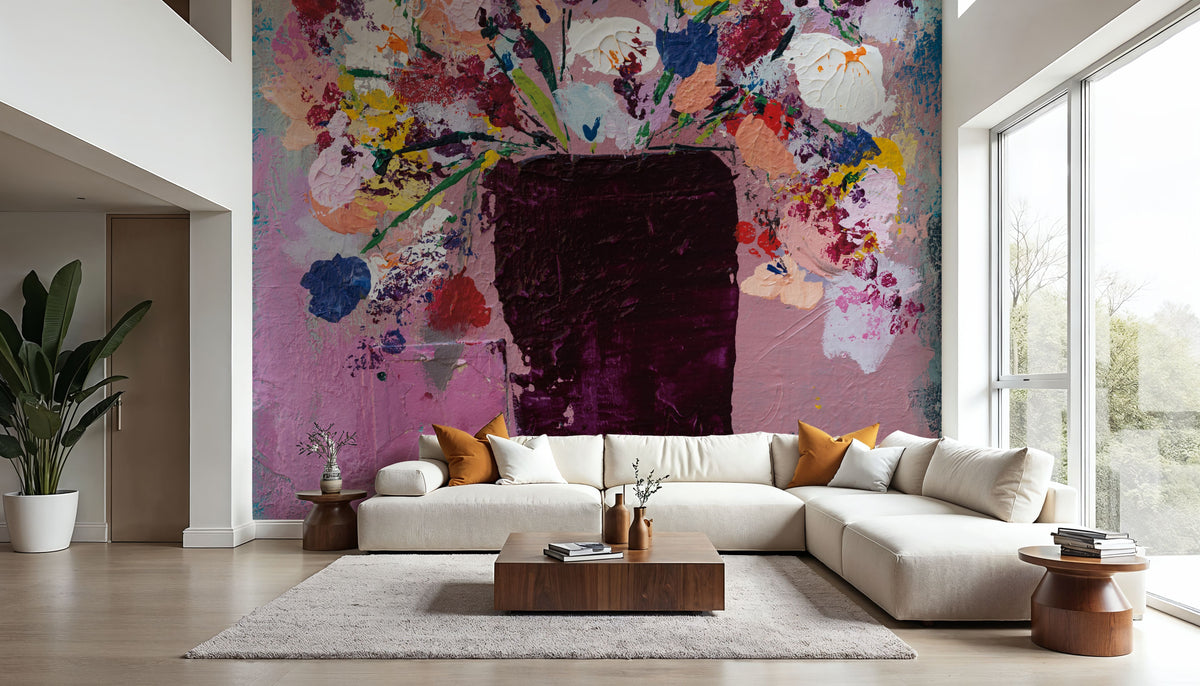 Love Mural Wallpaper - Red Tone - room preview 06