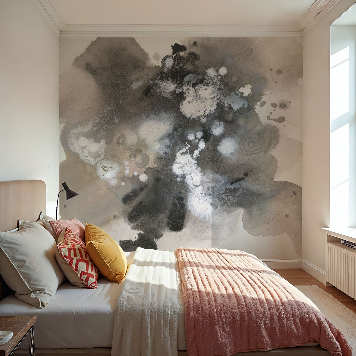 Sustained Abstraction I Mural Wallpaper - room preview 06
