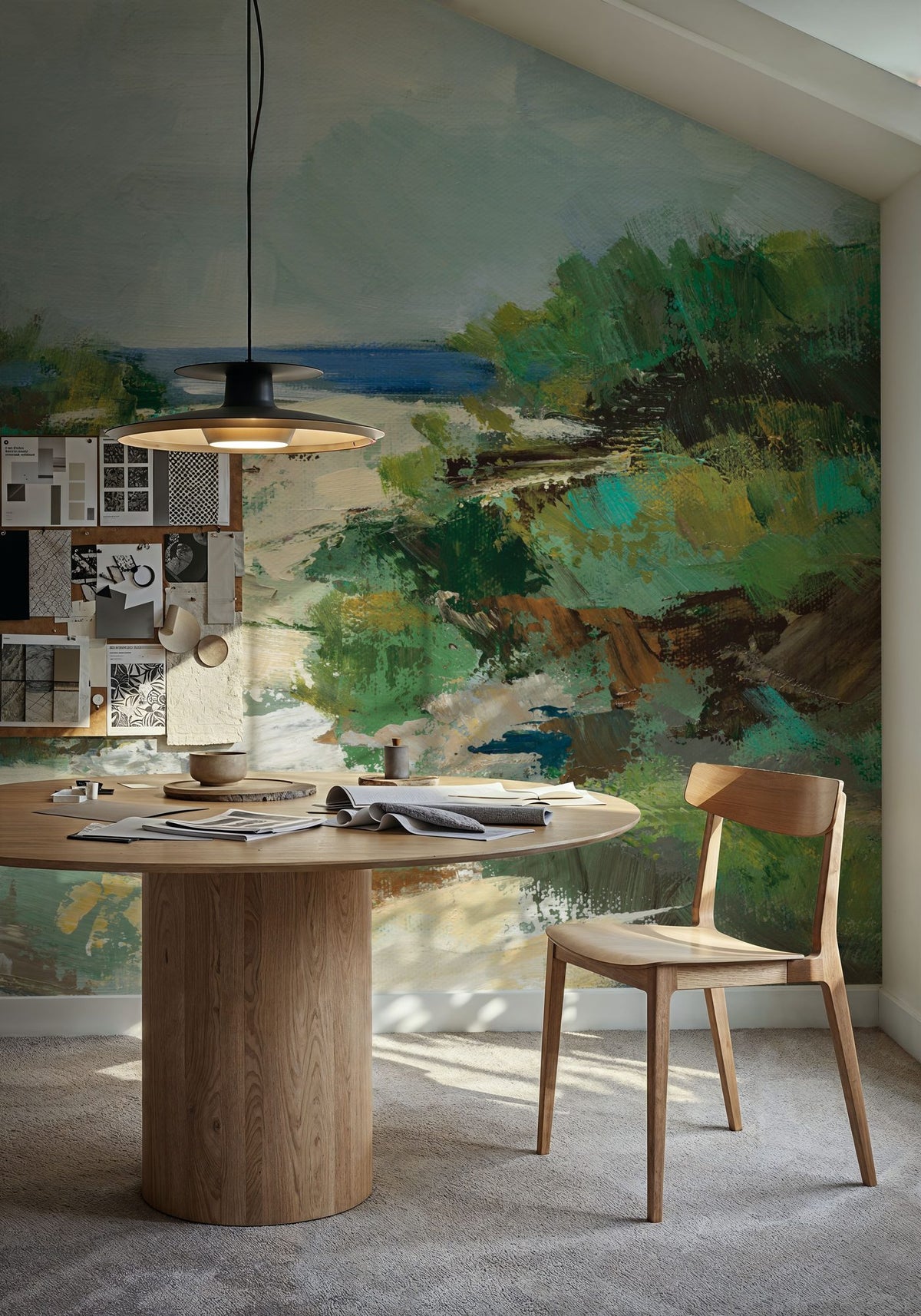 Grassy Beach Mural Wallpaper - room preview 06