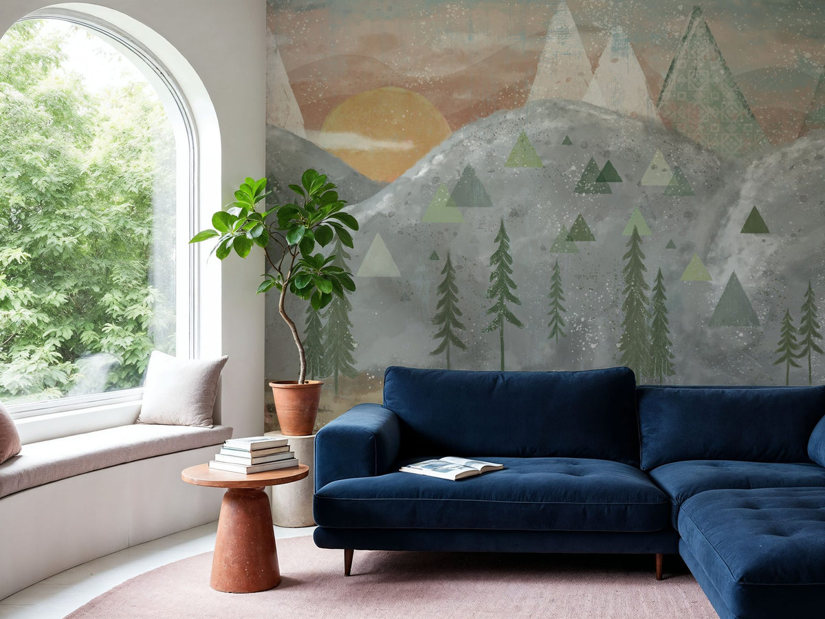 Woodland Scenes Mural Wallpaper - room preview 06