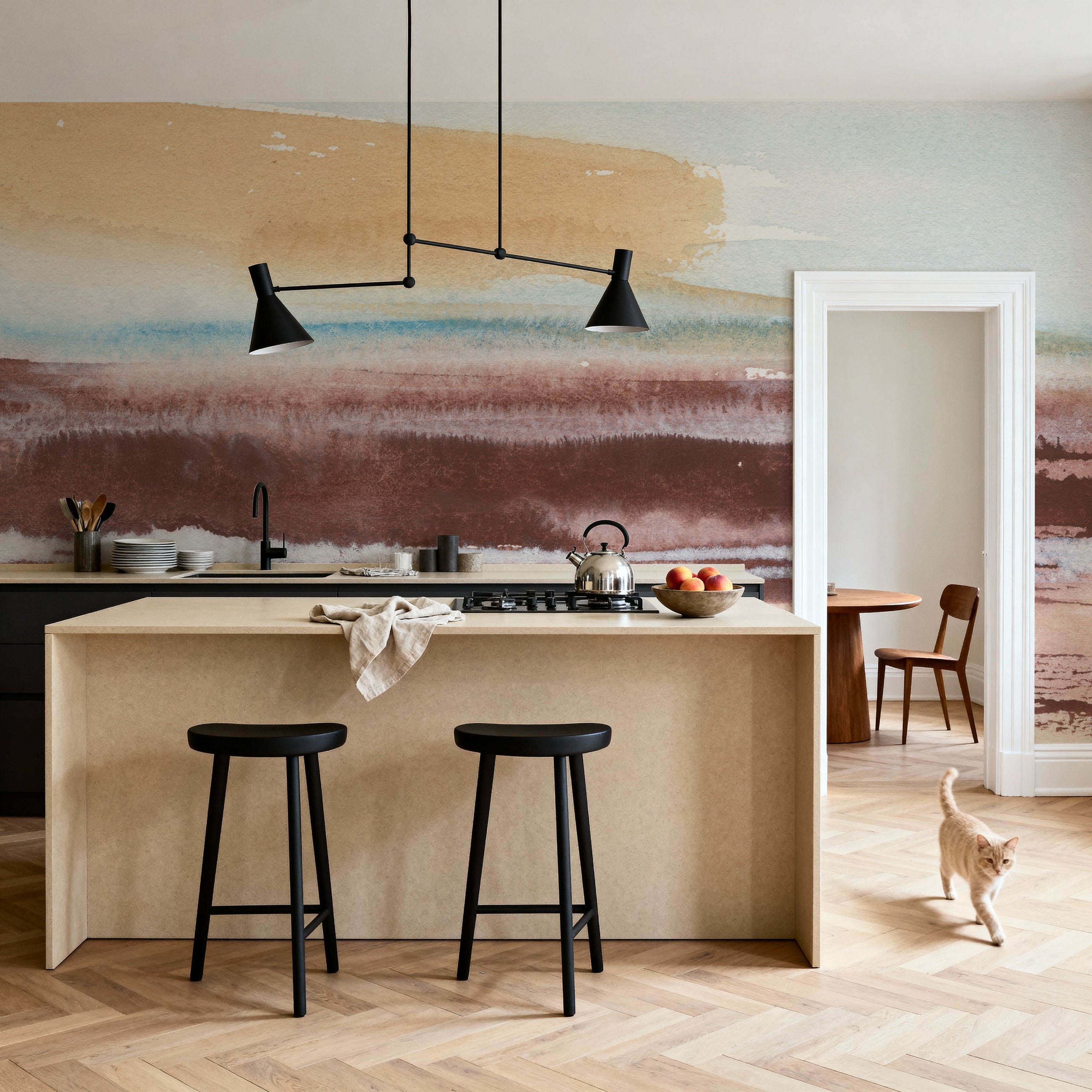 Aquatic Sky I Mural Wallpaper