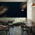 Botanical Gold Mural Wallpaper - room preview 06