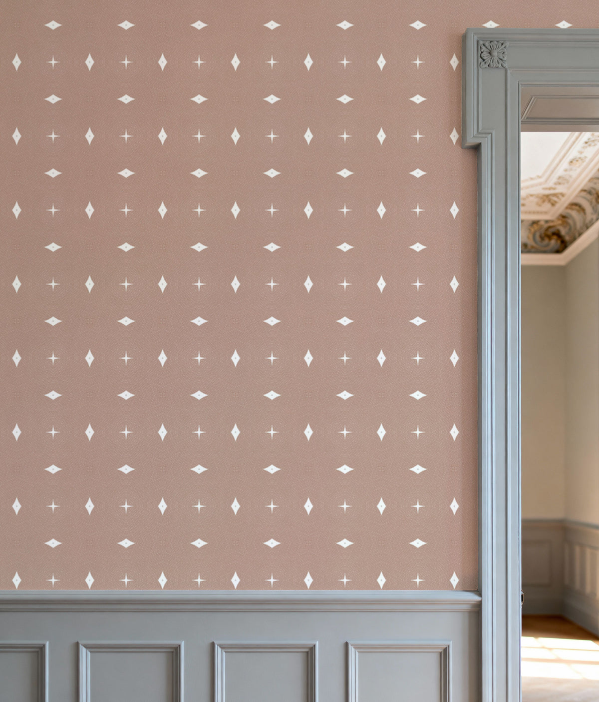 Zelij Tactile Mural Wallpaper - room preview 06