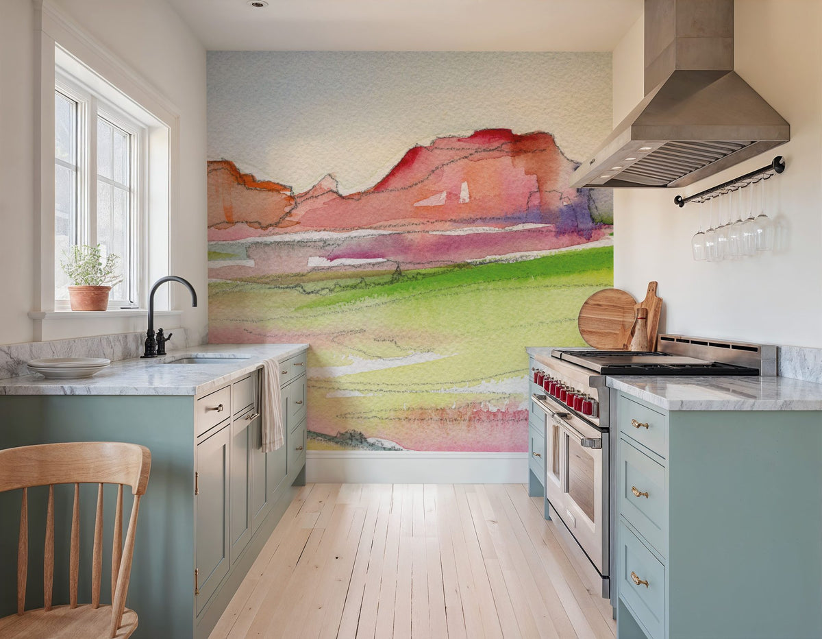 Desert Landscape II Mural Wallpaper - room preview 06