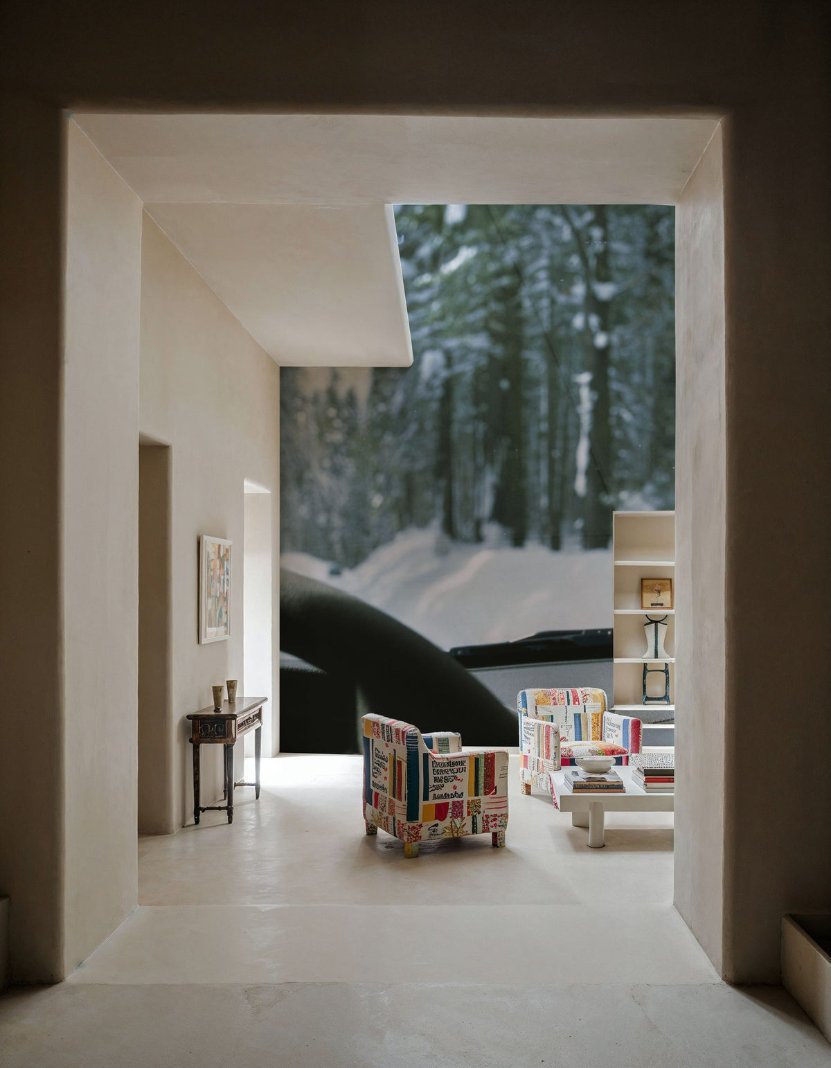 Winter Drive Companion Mural Wallpaper - room preview 06