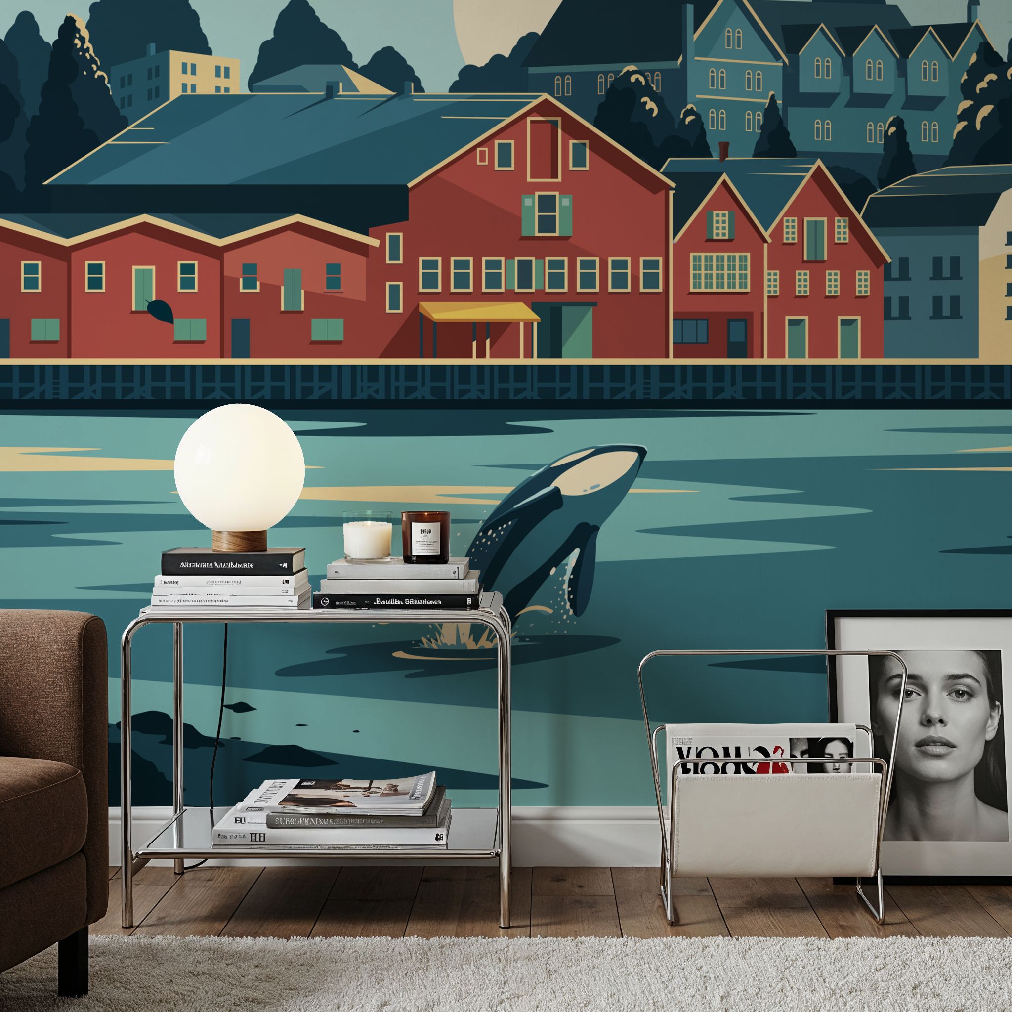 Travel Nova Scotia Mural Wallpaper