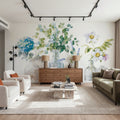 Beach Flowers I Mural Wallpaper - room preview 06