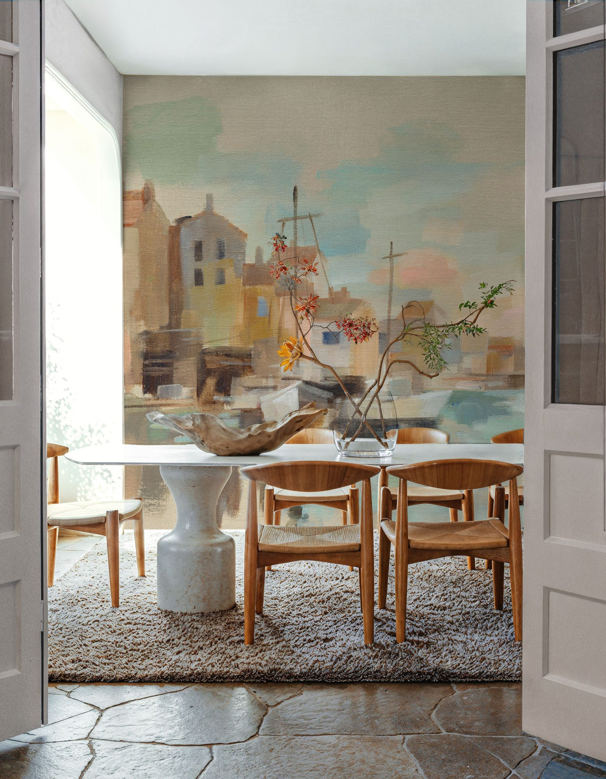 Murano Sunrise Mural Wallpaper - room preview 06