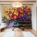 Wild and Flowery Mural Wallpaper - room preview 06