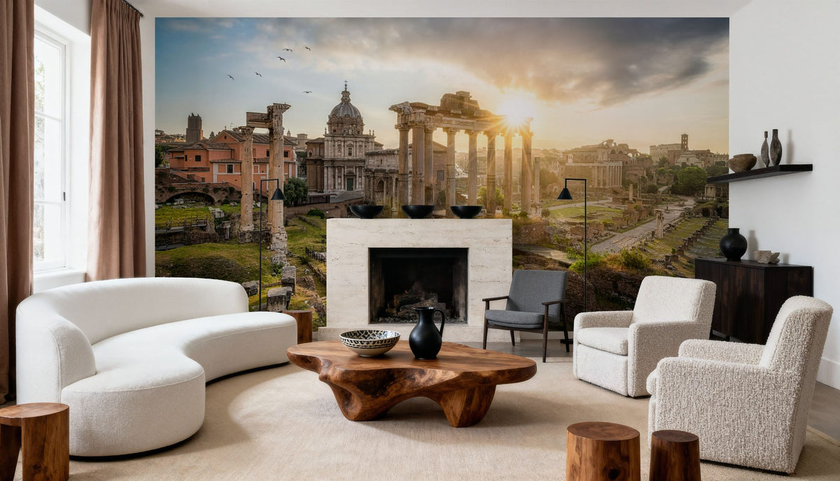 Roman Forum Sunrise Mural Wallpaper - room preview 06