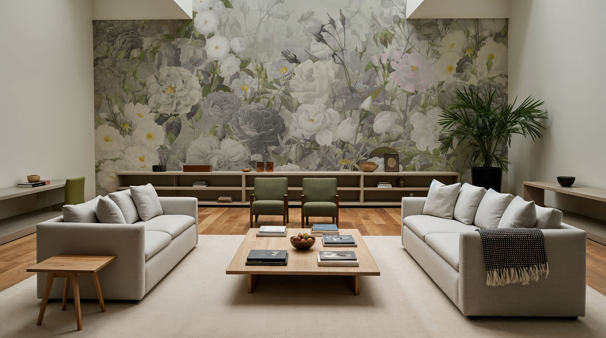 Rose Garden Mural Wallpaper - room preview 06