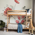 Line Flower II Mural Wallpaper - room preview 06