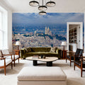 Paris Skyline and Sacre Coeur Mural Wallpaper - room preview 06