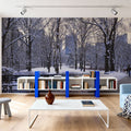 Winter Park Stroll Mural Wallpaper - room preview 06