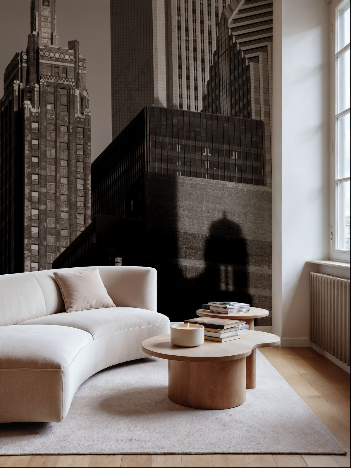 Chicago Skyline VII Mural Wallpaper - room preview 06