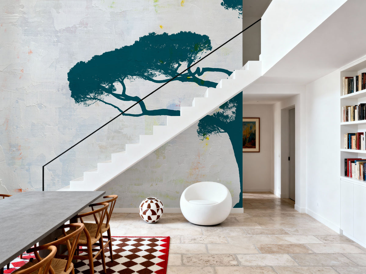 Dartington Tree RIght Mural Wallpaper - room preview 06
