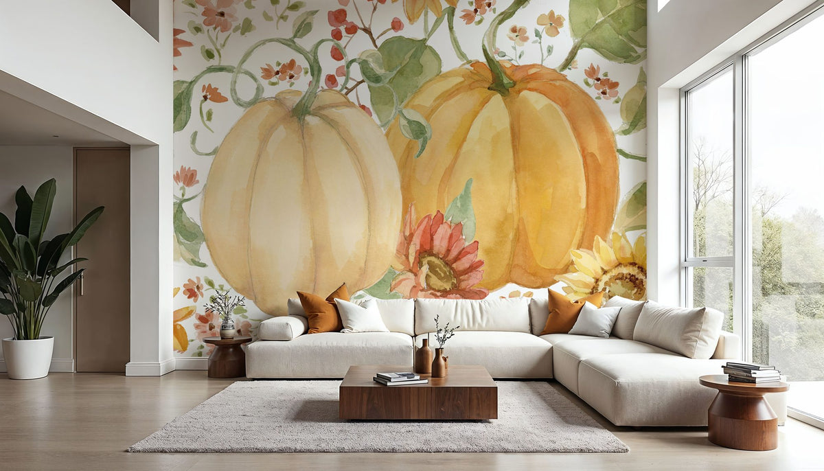 Fall Cottage Garden IV Mural Wallpaper - room preview 06