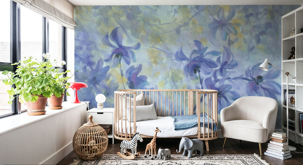 Lavender Mist Mural Wallpaper - room preview 06