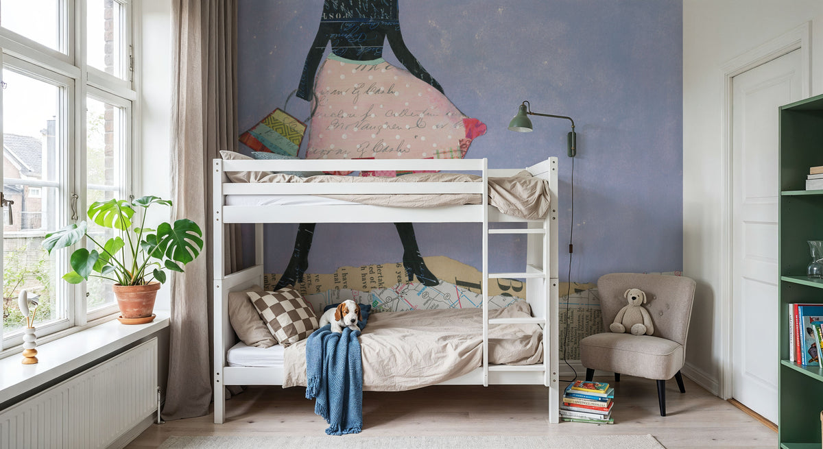 Flirty Skirts III Mural Wallpaper - room preview 06