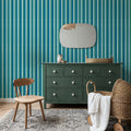 Kala Lines Green Mural Wallpaper - room preview 06