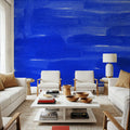 Denim Cloud Strokes Mural Wallpaper - room preview 06