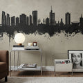 Lagos Nigeria Skyline Concrete Mural Wallpaper - room preview 06