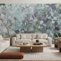 Subtle Shifts Hydrangea Mural Wallpaper - room preview 06