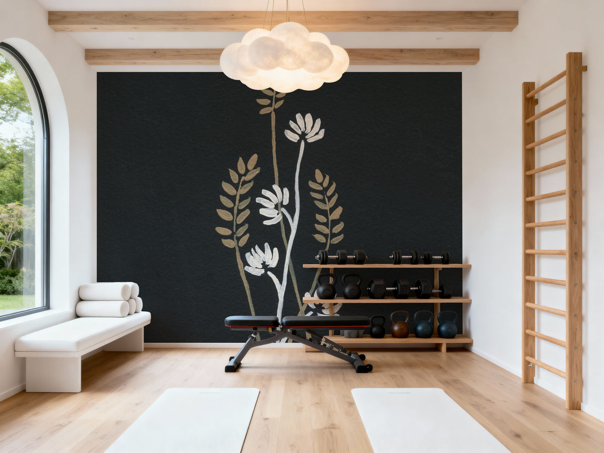 Petite Floral II Mural Wallpaper - room preview 06