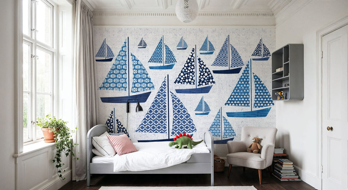 Sunday on the Coast I Mural Wallpaper - room preview 06