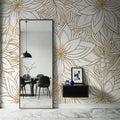 Pentaflower Mural Wallpaper - room preview 06