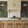 Banana Grove, Foggy Blue Mural Wallpaper - room preview 06