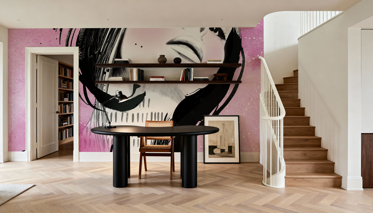 Moon Girl I Mural Wallpaper - room preview 06