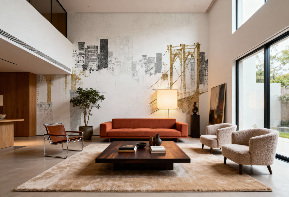 Skyline Monuments Mural Wallpaper - room preview 06