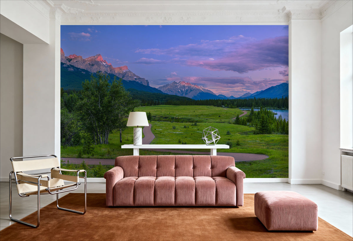 Trail Running Canada Mural Wallpaper - room preview 06