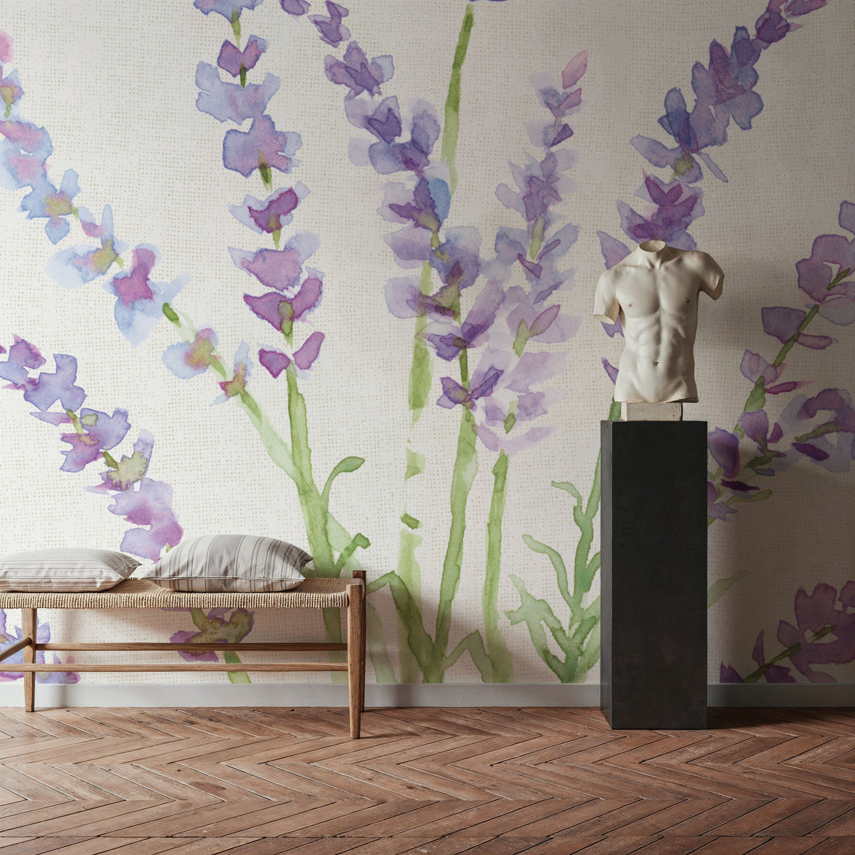 Fresh Floral VI Mural Wallpaper - room preview 06
