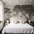Woodland Brook, Vintage Mural Wallpaper - room preview 06